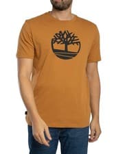 Image of Timberland Men's Tree Logo T-Shirt, Brown