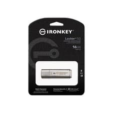 Image of 16GB Kingston USB 3.2 IRONKEY LOCKER+ 50 AES 256BIT ENCRYPTED DATATRAVELER DRIVE