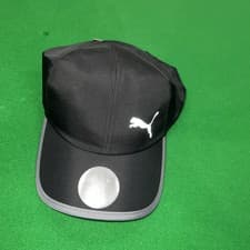 Image of PUMA Running Baseball Cap Unisex Black Adjustable Strap New with Tags