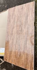 Image of 2400x1200mm Rustic Oak Shower Wall Panel PVC 10mm