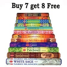 Image of Hem Incense Stick Genuine Joss Insence Sticks Hex Mix & Match Scents 20 Sticks