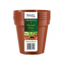 Image of Stewart Flower Pots 10 pk 3" - 7.6cm - Plastic plant pots