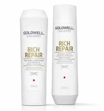 Image of GOLDWELL Dual senses rich repair restoring shampoo & conditioner duo 2x250ml