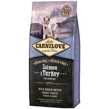 Image of Carnilove Dry Puppy Dog Food Grain Free Salmon & Turkey 1.5kg