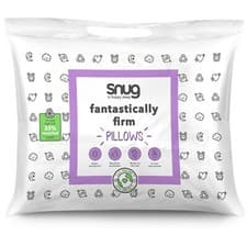 Image of Snug Fantastically Firm Pillows Eco Friendly Hypoallergenic Firm Support