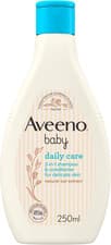 Image of Aveeno Baby Daily Care 2-In-1 Shampoo and Conditioner (1X 250Ml), Gentle Baby Sh