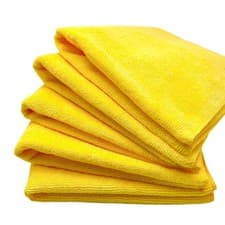Image of 30x Heavy Duty 360gsm Microfibre Cloths 40x40cm - Ultra Absorbent, Lint-Free