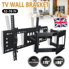 Image of TV Wall Bracket Mount Tilt Swivel Samsung LG Toshiba 32 40 43 50 55 65 80 Inch