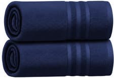 Image of 2X Large Super Jumbo Bath Sheets 100x200 cm Egyptian Cotton Soft XL Bath Sheet