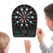 Image of Electronic Dartboard Game Set LCD Automatic Scoring Dart Plate Games