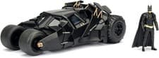 Image of Jada Diecast Batman The Dark Knight Batmobile With Figure 1:24 Scale Collection