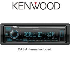Image of Kenwood KMM-BT508DAB - Digital Media Receiver DAB Bluetooth Stereo Alexa Ready