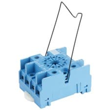 Image of Finder 90.27SMA DIN Relay Socket (11-Pin) 60 Series