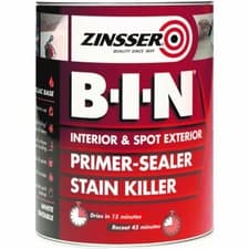 Image of ZINSSER BIN PRIMER SEALER STAIN KILLER SHELAC BASED 5L