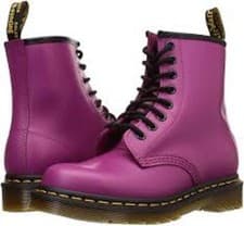 Image of Dr. Martens 1460 Women's 8-Eye Pink Fuchsia Smooth Leather RARE!!!