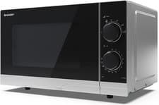 Image of Sharp YC-PS201AU-S Manual Microwave Oven 20L Defrost Function 700w Silver