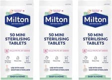 Image of Milton Mini Cold Water Sterilising Tablets Sterilises In 15 Mins 150 Tablets