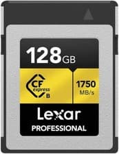 Image of Lexar 128GB Professional (1750MB/Sec) Type B Cfexpress Gold Series Memory Card
