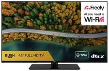 Image of Bush 43 Inch TV SMART 43FT25CB Full HD 1080p HDR LED TiVo Freely TV Black