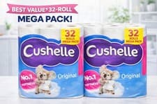 Image of Cushelle Original Toilet Roll 32 Standards Rolls 32 Count (Pack of 1)