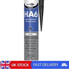 Image of Black Silicone Sealant for Aquariums & Marine Applications 310ml EU3 Cartridge