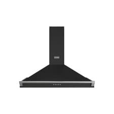Image of Stoves 444411658 ST RICHMOND CHIM 100PYR BLK Black Chimney Cooker Hood RRP £489!