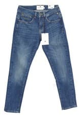 Image of Freeman T Porter Women's Blue Sophy Straight Fit Regular Waist Jeans Size XS