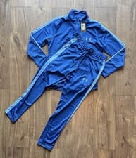 Image of Under Armour Men's UA Rival Knit Tracksuit - Blue - M - 1357139 433 - BNWT