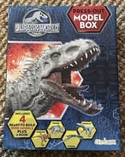 Image of Jurassic World Press Out Model Box by Centum Books 4 Ready to Build Dinosaurs