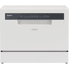 Image of Candy CP6E51LW 6 Place Setting Tabletop Dishwasher in White (Grade D)