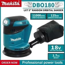 Image of Makita DBO180Z 18V LXT Li-Ion Cordless Orbital Sander Body Only Tool Bare Unit