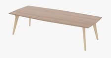 Image of Meeting/Conference table 2000x1200 In Nebraska Oak Chamfered Edge