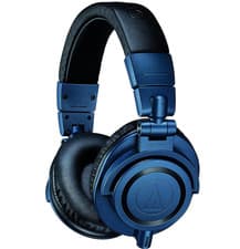 Image of Audio Technica ATH-M50x LIMITED EDITION Deep Sea Blue Monitor Headphones