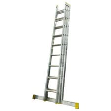 Image of Lyte Triple Section Trade Professional Aluminium Extension Ladder