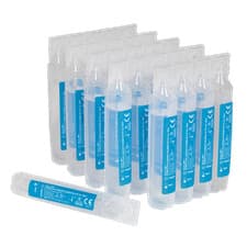 Image of Sealey Eye Wash Solution Pods 25 Pieces 20ml Saline Sterile Single Use EWS25