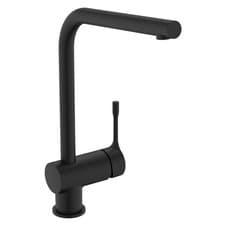 Image of Ideal Standard Ceralook Single Lever l-Shape spout BLACK Kitchen tap, BD572XG
