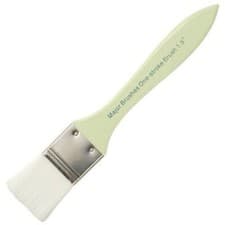 Image of ONE STROKE 1.5" Inch WHITE SABLE ARTIST WASH BRUSH ACRYLIC & WATERCOLOUR PAINT