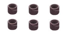 Image of Dremel Pack of 6 Sanding Bands 13mm 60 Grit
