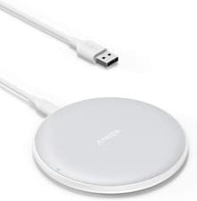 Image of New Anker Wireless 313 Charger PowerWave Pad iPhone Samsung Qi-Certified White