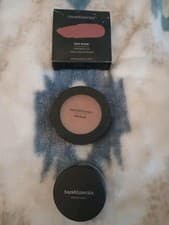 Image of bareMinerals Gen Nude Powder Blush BUT FIRST COFFEE 0.21 oz. +Foundation MedC25
