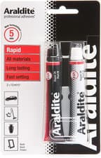 Image of TWO PART EPOXY 2 X 15Ml TUBES RAPID FAST STRONG GLUE RESIN ADHESIVE