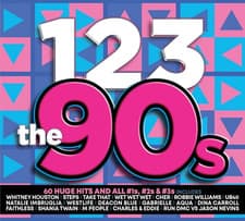 Image of 1-2-3: THE 90s 60 HUGE GREATEST SONG HIT TRACKS AUDIO MUSIC 3 CD 1990s BOX SET