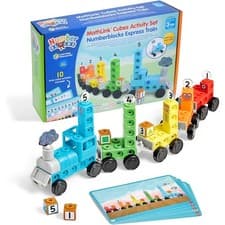 Image of Learning MathLink Cubes Numberblocks Express Train Children's Activity Set