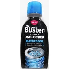 Image of Buster Bathroom Plughole Unblocker Pack of 6 x300ml