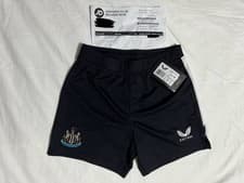 Image of Castore Sportswear Newcastle United FC 2023/24 Home Shorts Junior Size JS