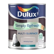 Image of Dulux Simply Refresh Multi Surface Paint, All Shades, Eggsgell 750 ml