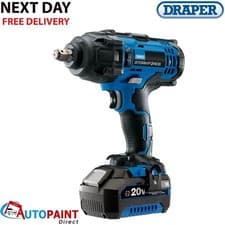 Image of Draper 43785 Storm Force® 20V Mid-Torque Impact Wrench 1/2" Sq. Dr. 400Nm