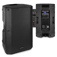 Image of Vonyx VSA 15" Active PA Speaker with Bluetooth - 1000W Bi-Amplified Loudspeaker