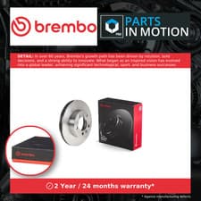 Image of 2x Brake Discs Pair Vented fits VAUXHALL MOVANO B 2.3D Front 2010 on 302mm Set