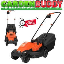 Image of Lawnmower Black & Decker BEMW451 32cm 1200W 240V Electric Lawnmower - Black